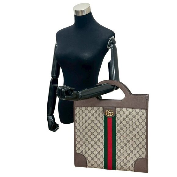 Gucci Ophidia GG Supreme Sherry Line Leather - Picture 2 of 10